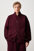 adidas Originals Cutline Knitted zip-up sweatshirt men's maroon KQ9445