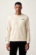 EA7 Emporio Armani bluza męska z bawełną beżowa AF10377.7M002195