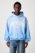 Represent bluza z kapturem bawełniana męska niebieska OCM100044