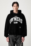 Represent bluza z kapturem bawełniana męska czarna OCM100044