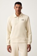 EA7 Emporio Armani bluza męska bawełniana beżowa AF21822.7M002232