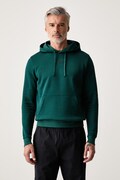 Puma bluza z kapturem męska z bawełną Essentials zielona 692914