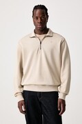 G-Star bluza męska bawełniana Unit washed half zip beżowa D30717-D969