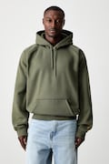 Carhartt WIP Hooded Chase bluza z kapturem męska z bawełną zielona I033661