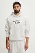 Calvin Klein Jeans mikina s kapucňou pánska s bavlnou sivá LV04RG260G