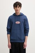 Guess Jeans кофта з капюшоном чоловіча бавовняна блакитна M6YQ07 K3996