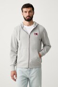 Tommy Hilfiger hanorac cu glugă pentru bărbați, din bumbac gri MW0MW43382