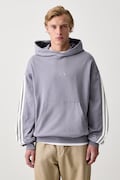 adidas bluza z kapturem męska bawełniana fioletowa KW2404