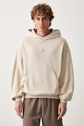 adidas bluza z kapturem męska bawełniana beżowa KW2314