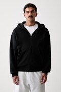 adidas rozepínací mikina s kapucí pánská bavlněná Kit Pack černá KW2289