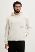 BOSS Green кофта з капюшоном чоловіча з бавовною SW_Hoodie бежева 50564113