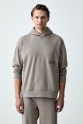 BOSS Green кофта з капюшоном чоловіча з бавовною SW_Hoodie зелена 50564113