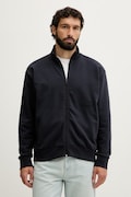 BOSS Green rozepínací mikina pánská s bavlnou SW_Collar Full Zip námořnická modrá 50564104