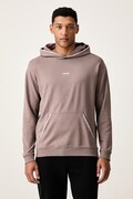 HUGO mikina s kapucňou pánska s bavlnou NOAH HOODIE oranžová 50566164