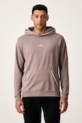 HUGO mikina s kapucňou pánska s bavlnou NOAH HOODIE oranžová 50566164