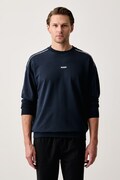 HUGO bluza lounge męska z bawełną NOAH SWEATSHIRT granatowa 50566160