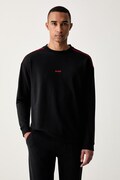 HUGO loungwear mikina pánská s bavlnou NOAH SWEATSHIRT černá 50566160
