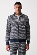Guess hanorac cu fermoar pentru bărbați PARIMO bleumarin Z6YQ16 K4620
