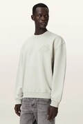 AllSaints bluza oversize męska bawełniana INSIGNIA zielona M029NE
