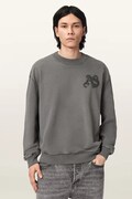 AllSaints bluza oversize męska bawełniana INSIGNIA szara M029NE