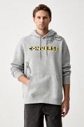 Converse bluza z kapturem z bawełną x Minions & Monsters szara CVM6H227