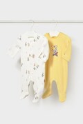 Mayoral Newborn φορμάκι ύπνου βρεφικό 2-pack κίτρινο 2767