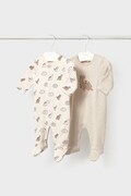 Mayoral Newborn повзунки для немовлят 2 шт. бежеві 2767
