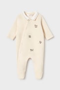 Mayoral Newborn talpas rugdalózó bébi pamuttal bézs 2764