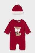 Mayoral Newborn чоловічок для немовлят з бавовною червоний 2771