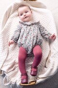 Mayoral Newborn romper dětský bavlněný fialový 2672