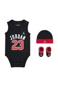 Jordan body niemowlęce z bawełną czarne LJ0208