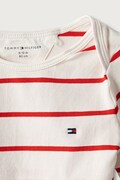 Tommy Hilfiger pajacyk niemowlęcy bawełniany z elastanem beżowy KN0KN02317