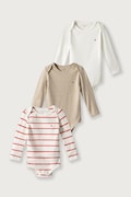 Tommy Hilfiger overal dojčenský bavlnený s elastanom béžový KN0KN02317
