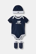 New Balance κορμάκι βρεφικό βαμβακερό σκούρο μπλε LAKB0106