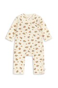 Konges Sløjd pajacyk niemowlęcy bawełniany MINNIE NEWBORN ONESIE GOTS biały KS106169