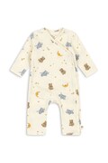 Konges Sløjd бебешки гащеризон за деца от памук с еластан BASIC NEWBORN ONESIE GOTS бежов KS105898