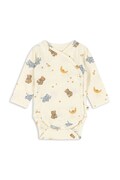 Konges Sløjd κορμάκι βρεφικό βαμβακερό με ελαστάν BASIC LS NEWBORN BODY GOTS μπεζ KS105897