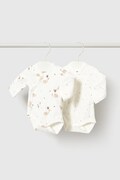 Mayoral Newborn body niemowlęce z bawełną beżowe 2747