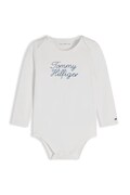 Tommy Hilfiger body niemowlęce z bawełną białe KN0KN02269