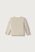 United Colors of Benetton longsleeve dziecięcy bawełniany beżowy 3ATNG10NP