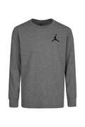 Jordan longsleeve dziecięcy bawełniany szary 95A903