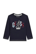 Guess longsleeve dziecięcy bawełniany granatowy N6BI19 K8008