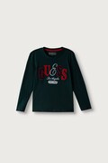 Guess longsleeve dziecięcy bawełniany zielony N6BI19 K8008