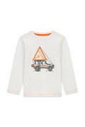 Guess longsleeve dziecięcy bawełniany biały N6BI13 K5865