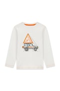 Guess longsleeve dziecięcy bawełniany biały N6BI13 K5865