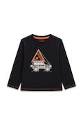 Guess longsleeve dziecięcy bawełniany czarny N6BI13 K5865