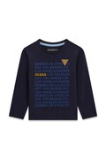 Guess longsleeve dziecięcy bawełniany granatowy N6BI11 K5863