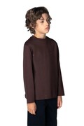 HUGO longsleeve dziecięcy brązowy G01243