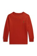 Polo Ralph Lauren tričko s dlhým rukávom detské bavlnené oranžové 322854677509