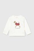 Mayoral longsleeve dziecięcy bawełniany biały 2019